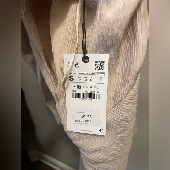NWT Zara Half Top Bralette Wrap Shirt - Picture 9 of 9